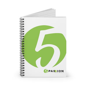 5 Passion Record's Spiral Notebook - Ruled Line - 5 Passion Records